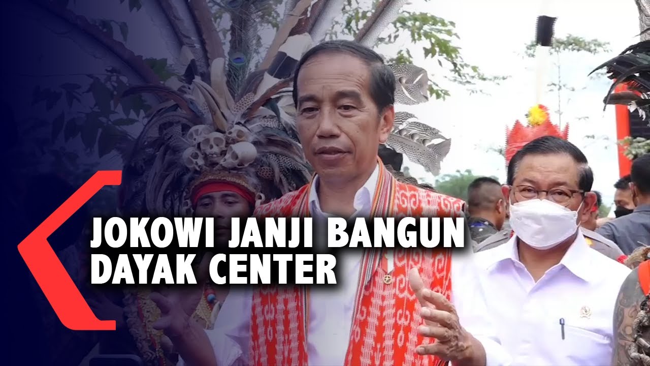 Presiden Jokowi Janjikan Dayak Center di IKN Kalimantan Timur