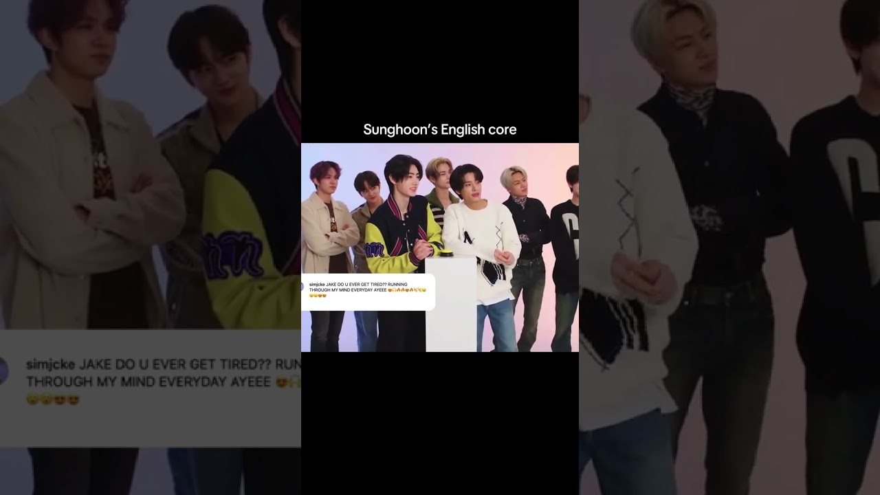 sunghoon speaking English 😭 
