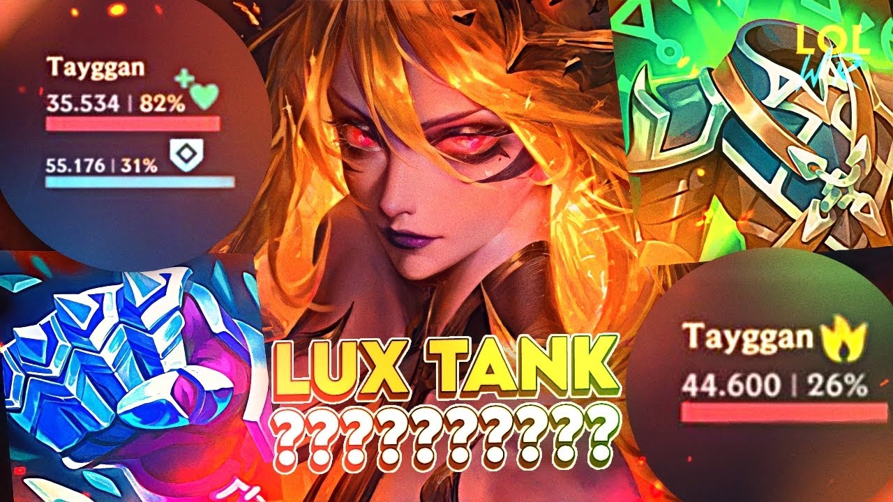 LUX TANK ESTÁ QUEBRADA!!! SIM, É VERDADE! - DESCOBRI A BUILD SECRETA!!! | LoL Wild Rift