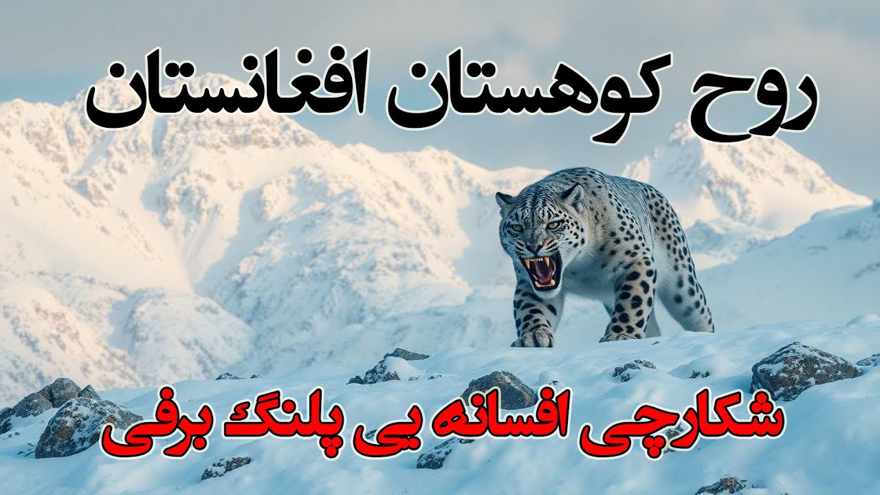 روح کوهستان افغانستان و شکارچی افسانه یی پلنگ برفی Afghan snow leopard