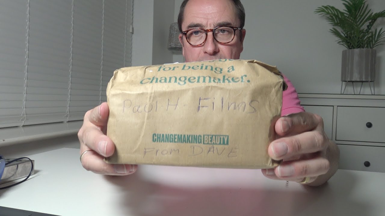 Unboxing a gift package