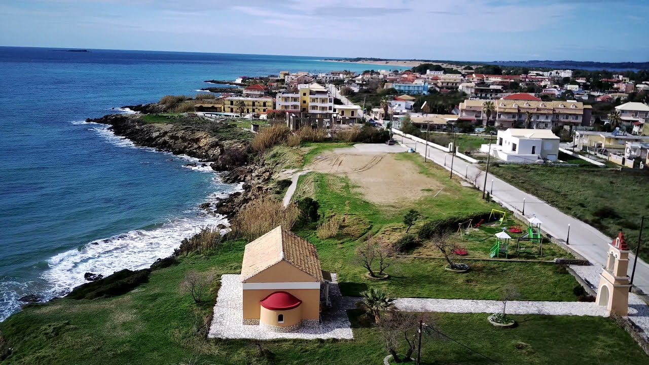 Corfu - Agios Georgios by drone amazing video