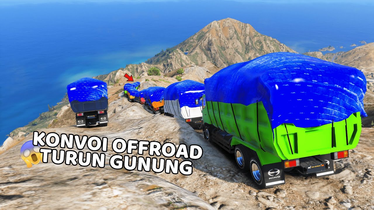 KONVOI OFFROAD TURUN GUNUNG - GTA 5 MOD