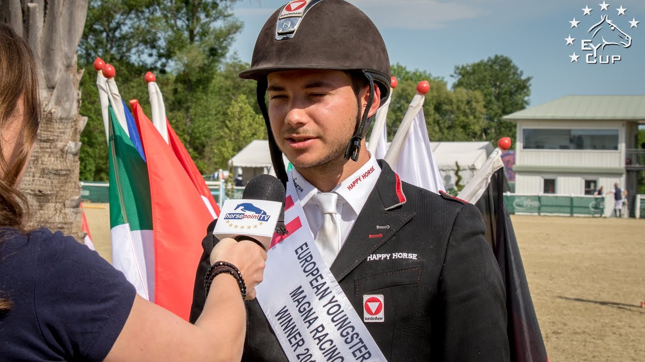 Willi FISCHER (AUT) - Siegerinterview Magna Racino   Moderation Theresa Deisl