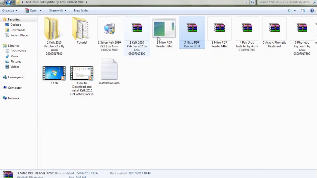 Kelk installation in windows 7