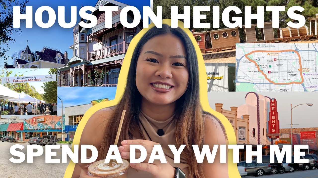 Houston Heights TX Neighborhood Tour | Walkable Living for Young Professionals | Spend a Day With Me