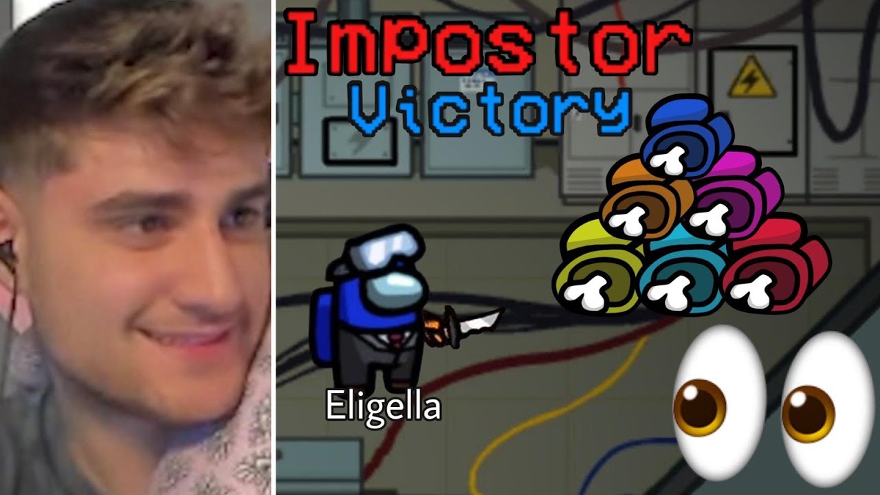 ELI’S ERSTER IMPOSTOR WIN IN AMONG US!😍 11/10 Lügenbaron😂 | ELIGELLA