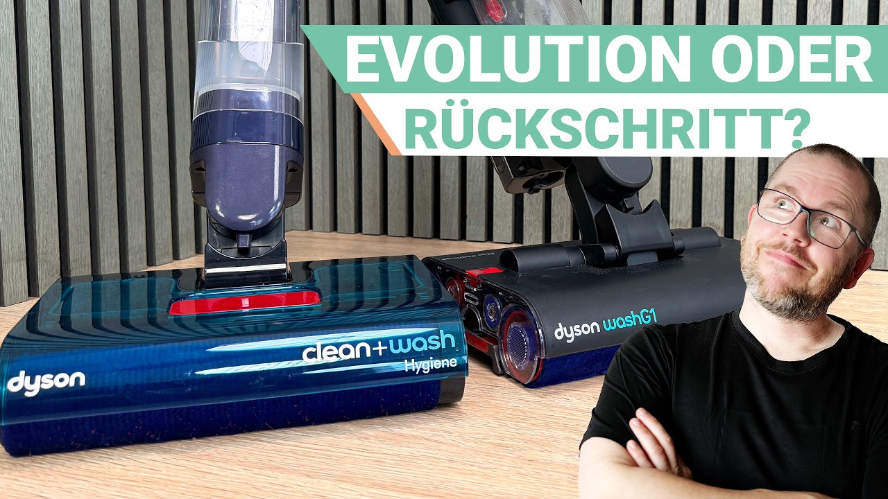 Dyson Wash G1 vs. Dyson clean+wash Hygiene | Wer putzt besser?