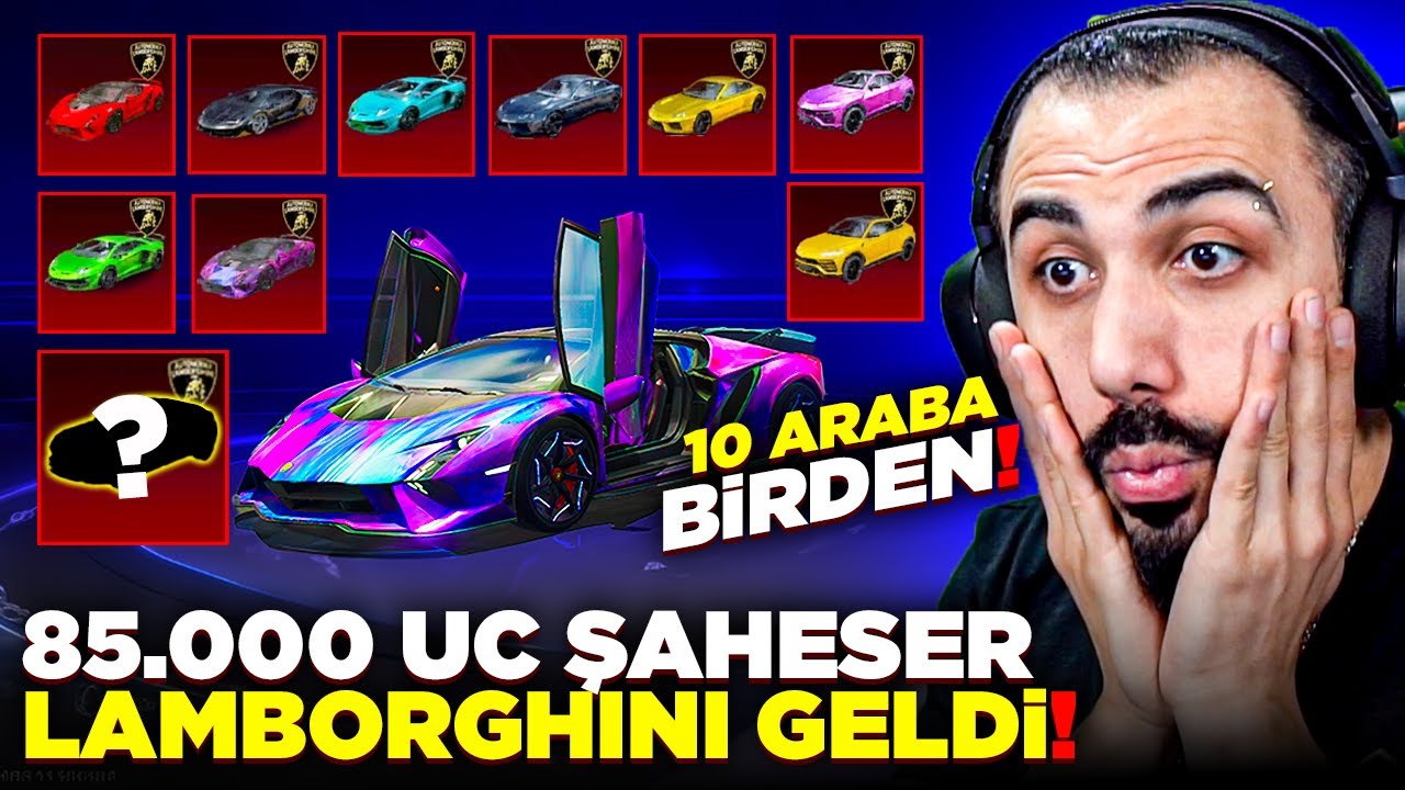 YENİ ŞAHESER LAMBORGHINI SONUNDA GELDİ! 😱 85.000 UC FULLEDİK! (OYUNUN EN HIZLISI) | PUBG MOBILE