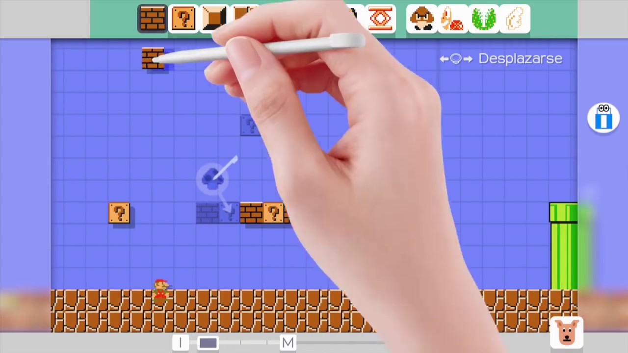 SUPER MARIO MAKER / Inicio y tutorial del Editor de niveles