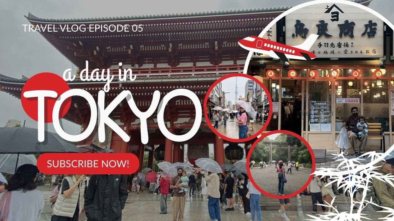 Tokyo Day Trip with Baby 👨‍👩‍👧 | Temples, Skytree, Bay Cruise & Stroller Rental