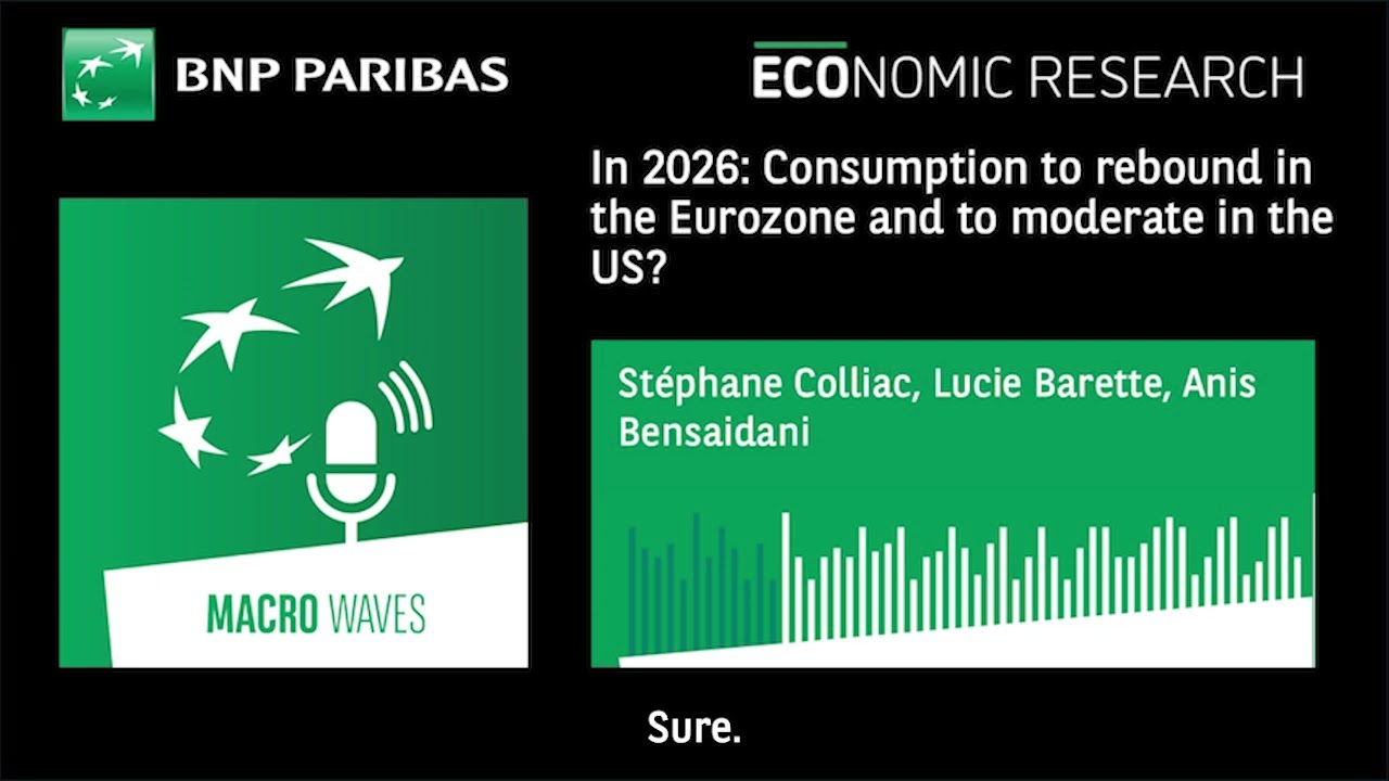 In 2026: Consumption to rebound in the Eurozone and to modaterate in the US?