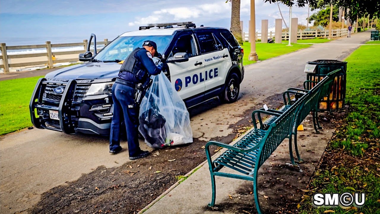 𝗣𝗔𝗥𝗞 𝗔𝗥𝗥𝗘𝗦𝗧: Police Bag Items After Taking Man Into Custody on Active Warrant