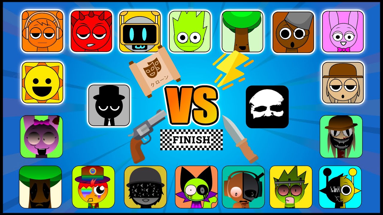 Sprunki vs Sprunki Shifted Remasterd - Sprunki Race | Battle Chaos | Who will win? 😎👌🔥