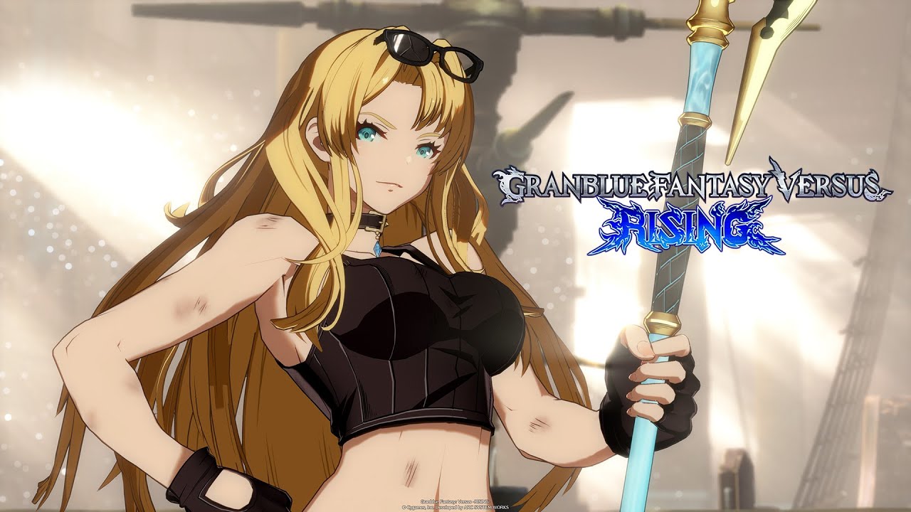 Granblue Fantasy Versus: Rising - Arcade Gameplay (Zeta - Crimson Bomber Costume)