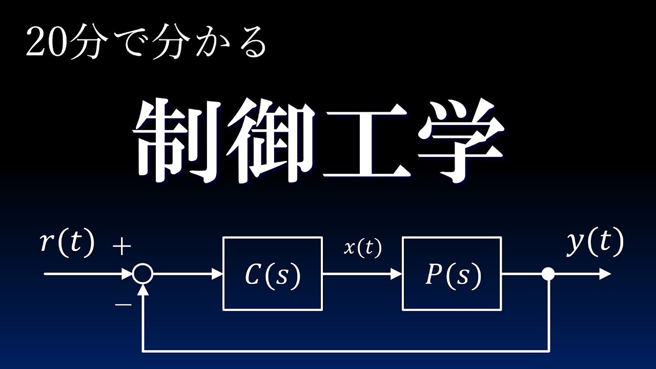 20分で分かる制御工学の全体像