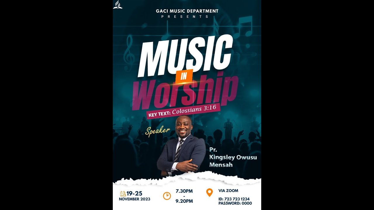 MUSIC IN WORSHIP WITH PR. KINGSLEY OWUSU MENSAH | DAY 3 - GACI