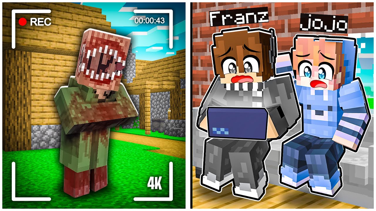 FRANZ & JOJO MEMANTAU CCTV PENAMPAKAN VILLAGER JAHAT di MINECRAFT