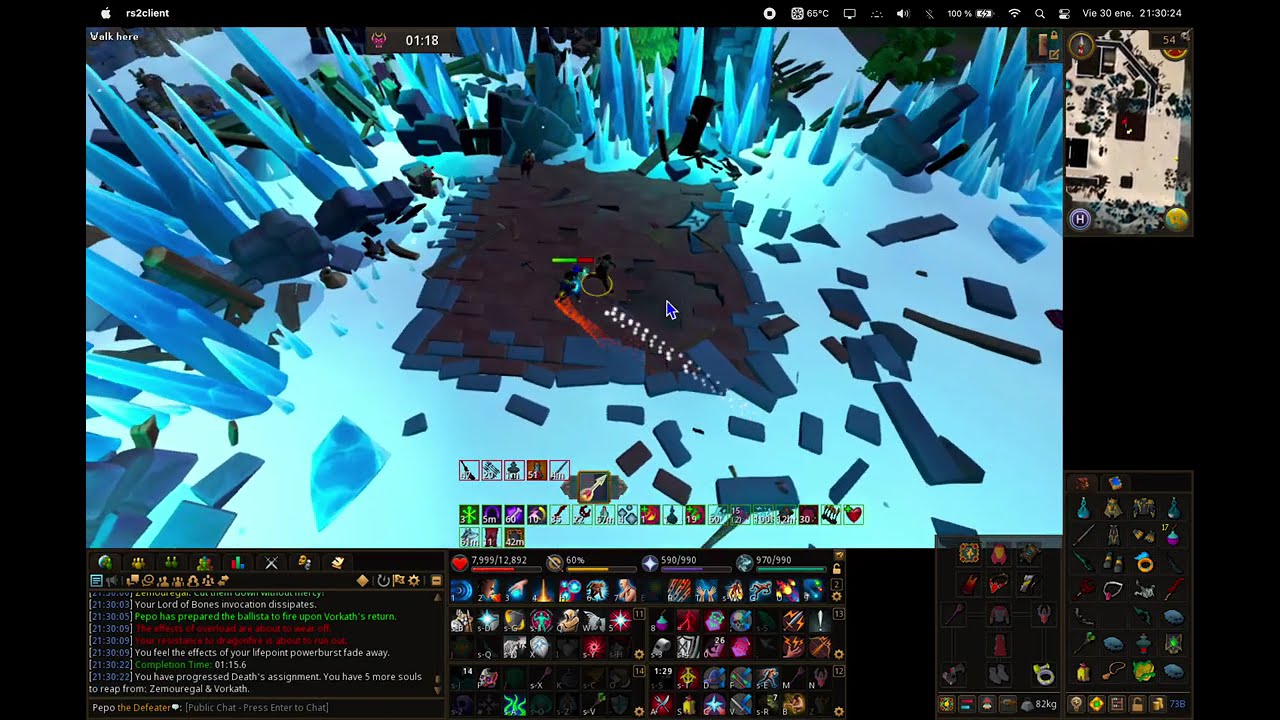 Vorkath but fast (solo)