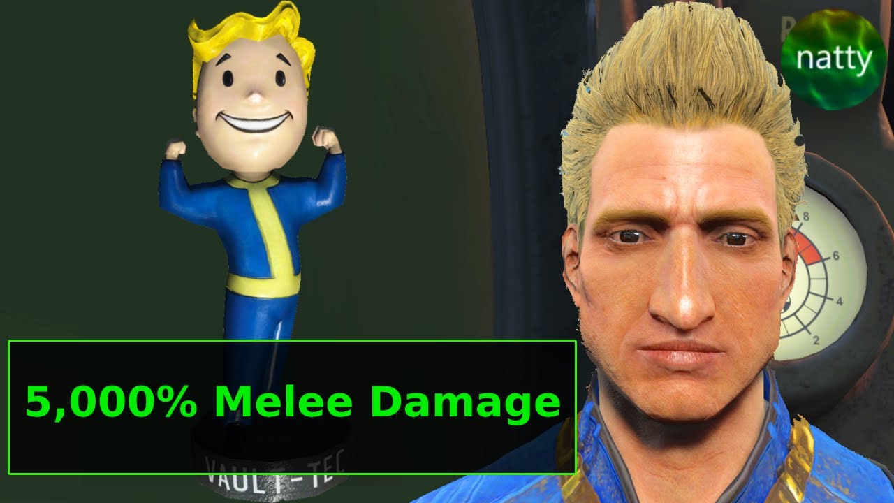 Fallout 4, but Bobbleheads are 1000% Stronger