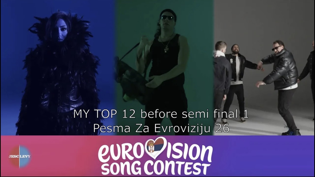 My Top 12 before semi final 1 | Pesma Za Evroviziju 26 | Serbia in ESC 2026