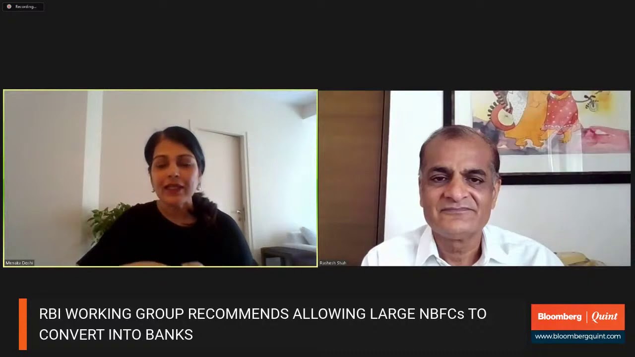 08 Bloomberg Quint News 23 Nov 2020 41min 43sec Mr  Rashesh Shah  Chairman at Edelweiss Financial Se