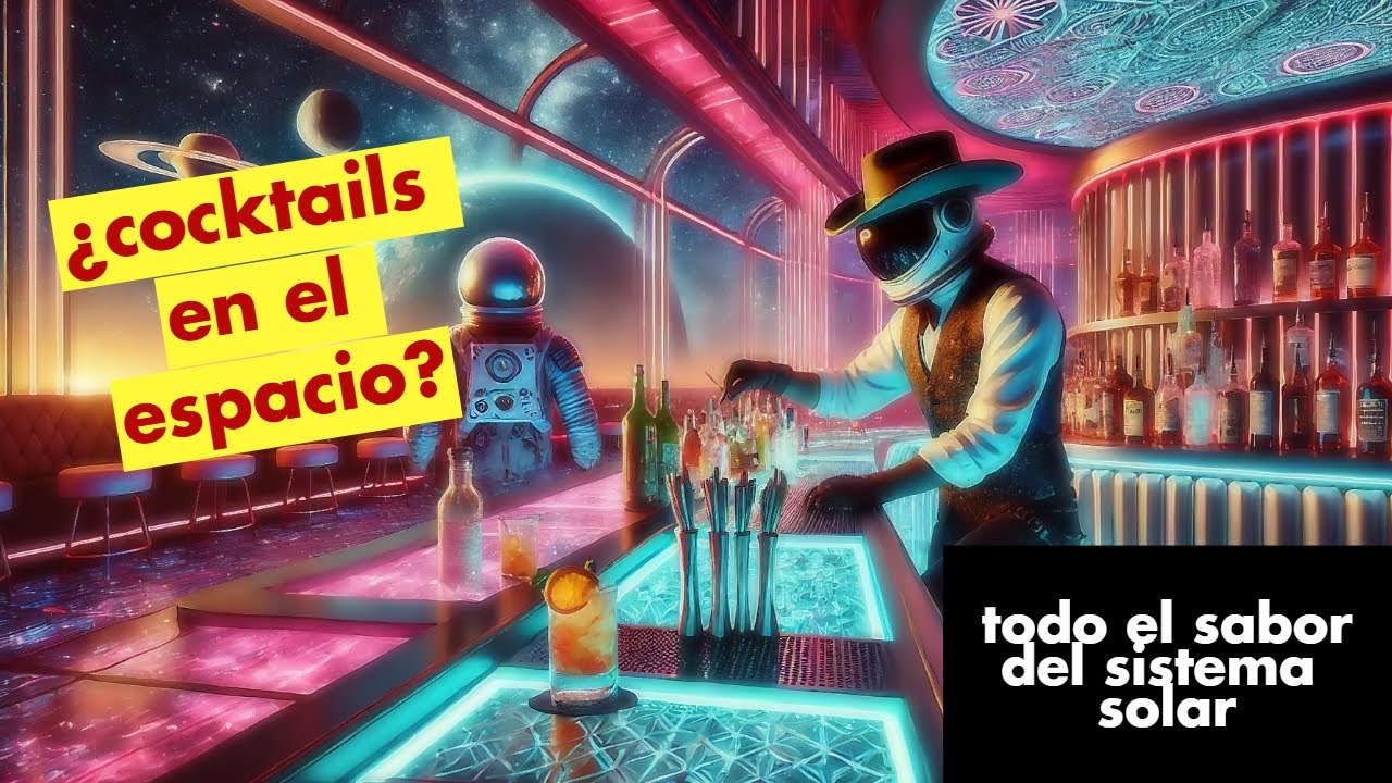 ¿A que sabe Marte? 🌊🍸 Prueba los cócteles planetarios de SpaceCowboy | Barcelona