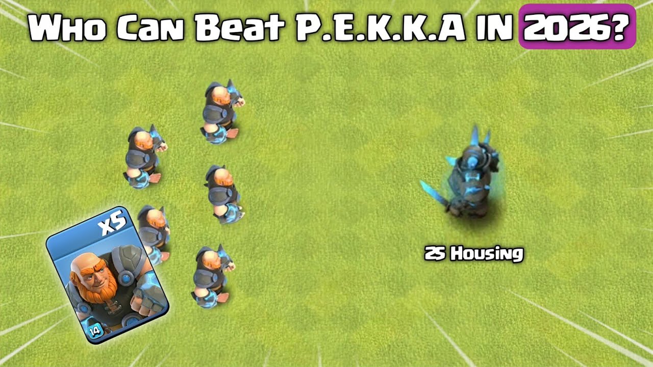 Max P.E.K.K.A. Vs Every Troop | Who will Survive | Clash of Clans | 