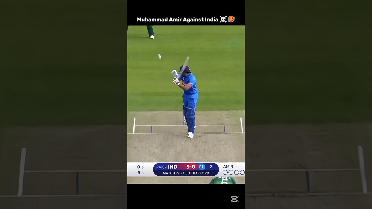 Muhammad Amir Dream Bowling Spell Against India #muhammadamir #cricketshorts #pakvsind