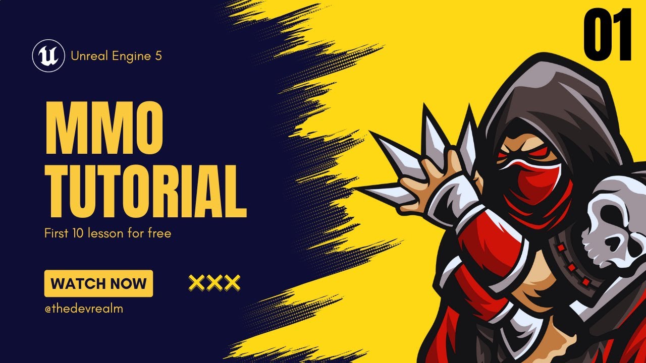 Unreal Engine MMO tutorial - Part 01 - setup