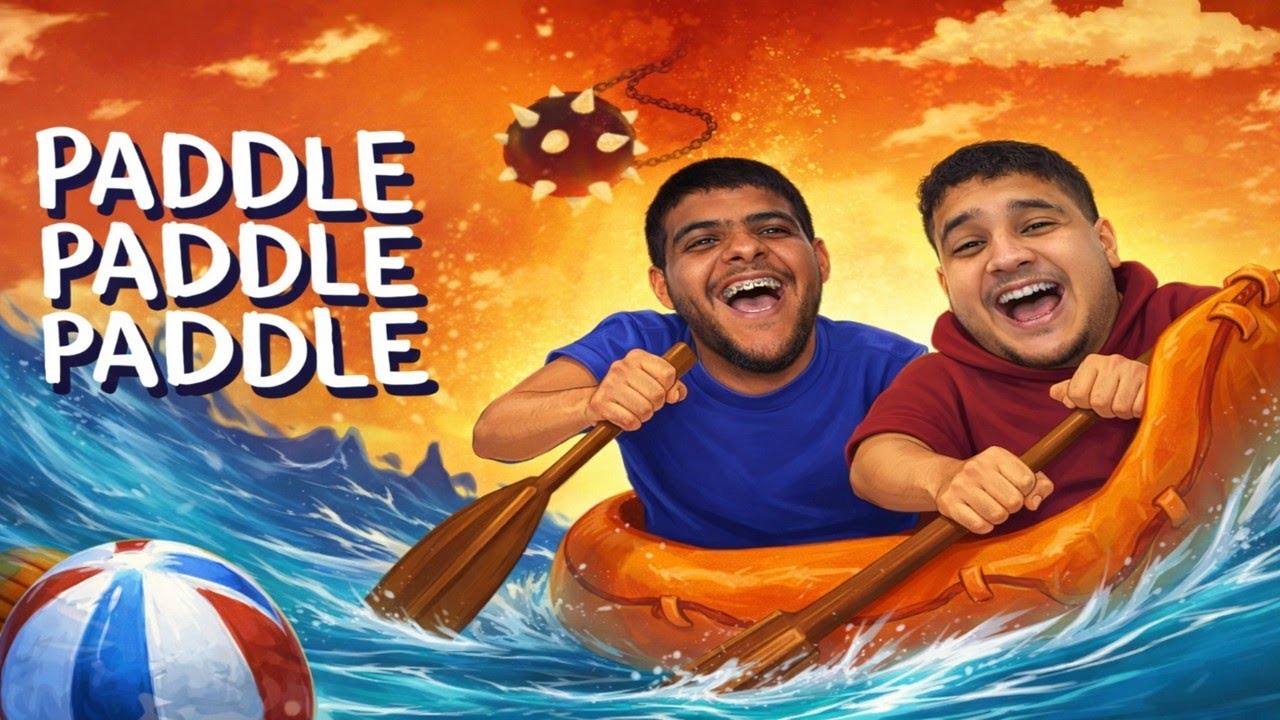 أكثر لعبة تعاونية ترفع الضغط (2)😂 Paddle Paddle Paddle