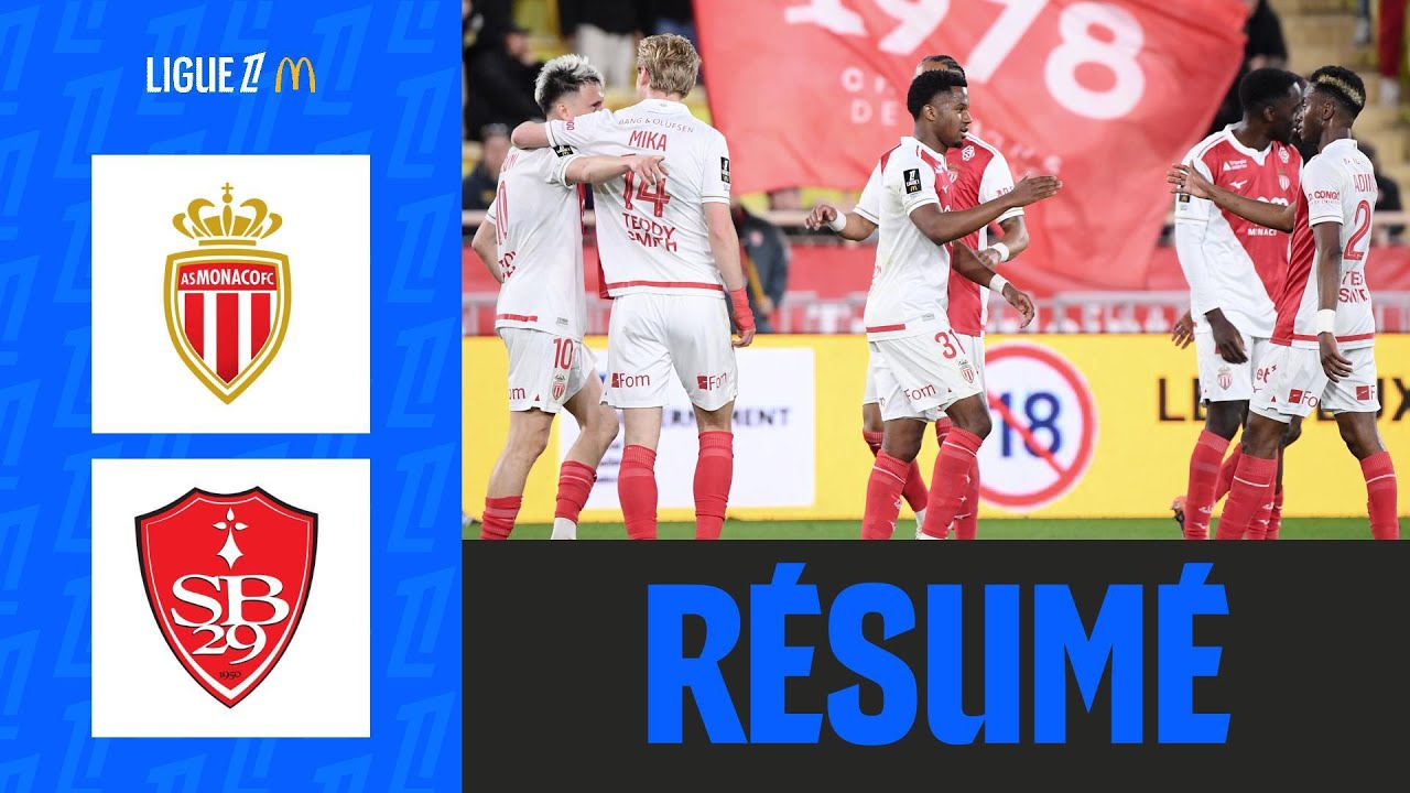 Balogun puis Golovin : Monaco ENCHAINE en STOPPANT Brest | 26ème journée - Ligue 1 McDonald's 25/26