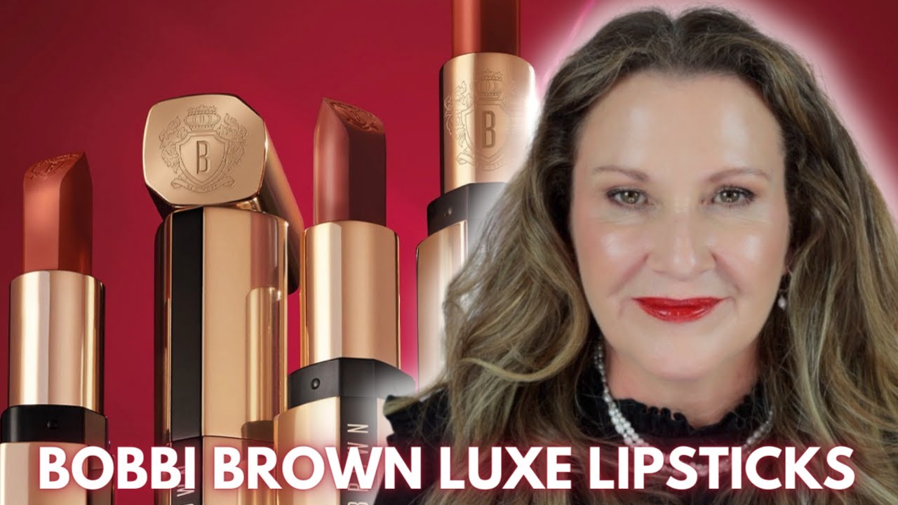 NEW BOBBI BROWN LUXE LIPSTICKS | Swatches & Try-on | Nine Shades | Fall Makeup