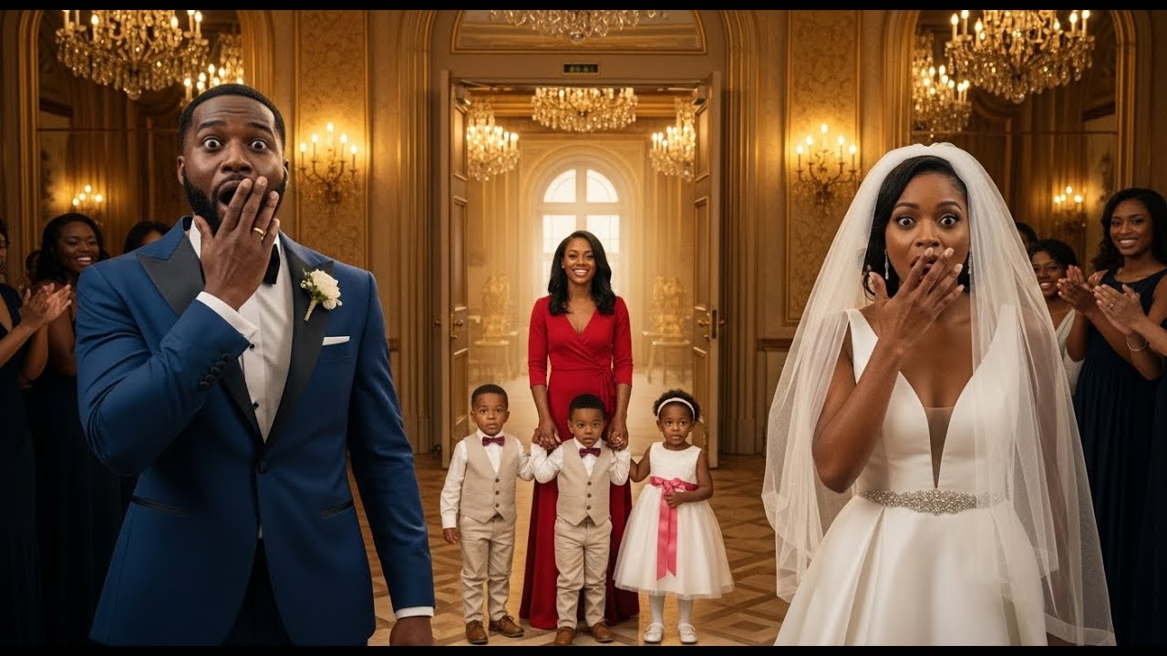 He Called Her Barren.... Until She Walked into His Wedding With Triplets