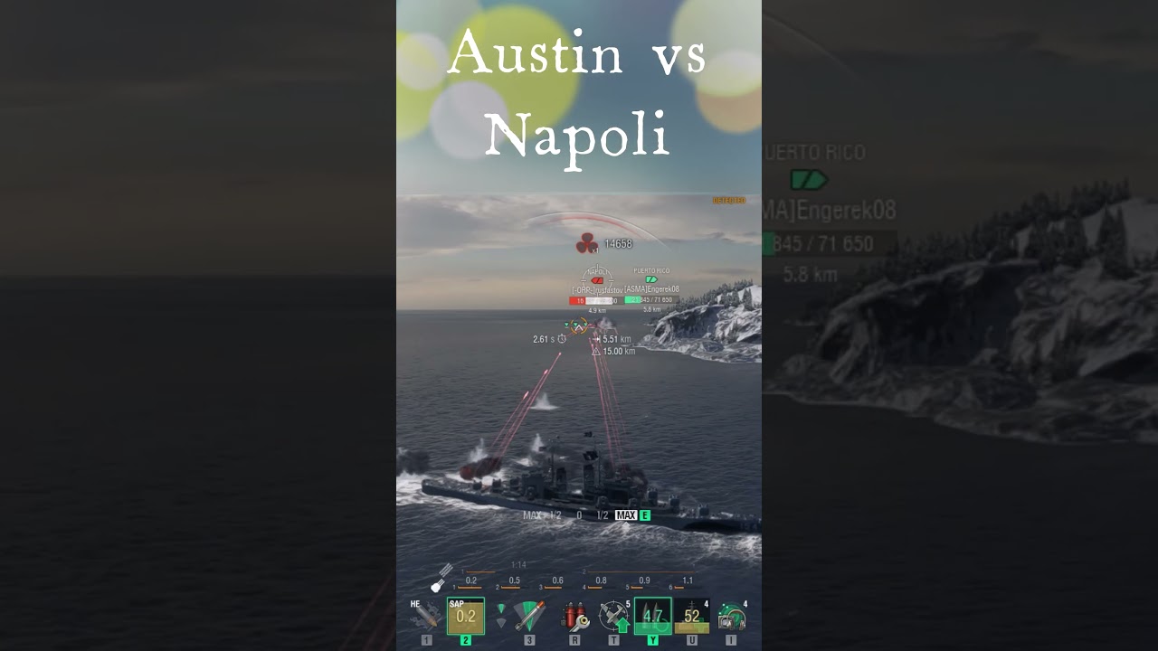 Perfetct Cruiser AUSTIN World of Warships shorts  #worldfowarships #wworld #wows #gaming