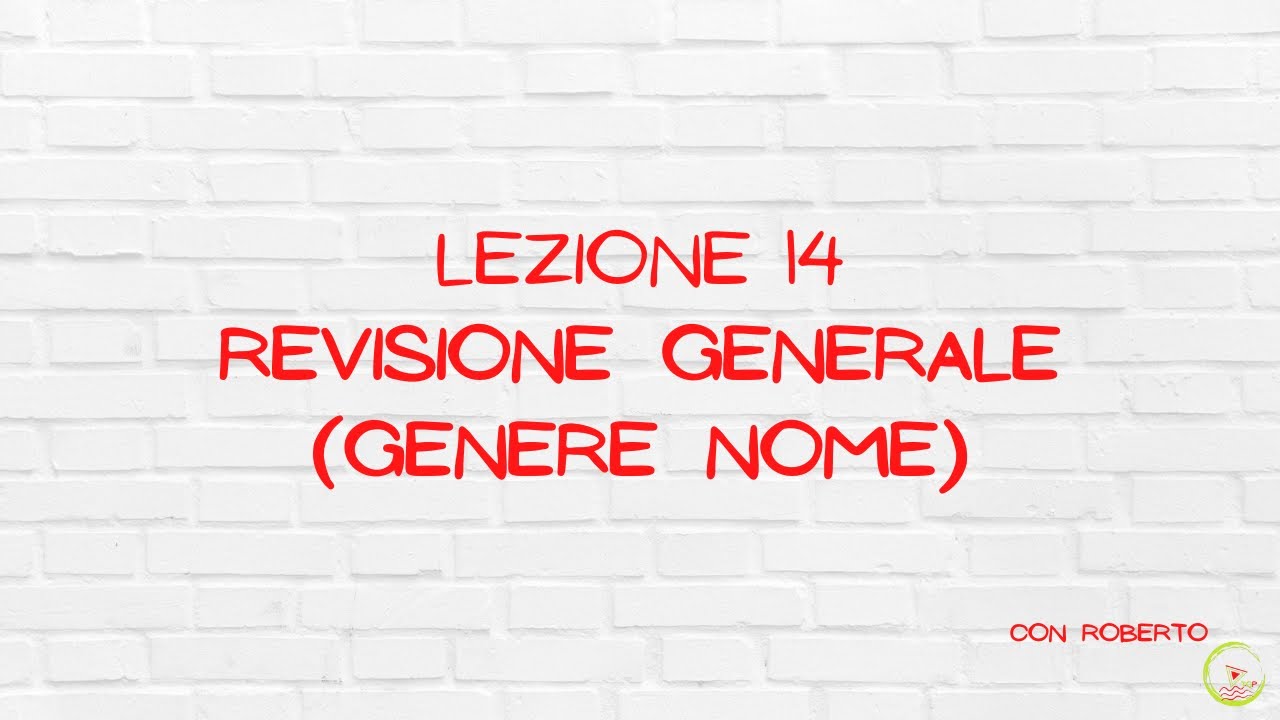 14/ Revisione generale (multi subs) - Very useful tips to determine a noun's gender - المفرد والجمع