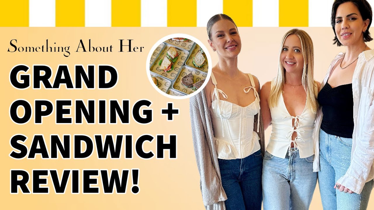 SOMETHING ABOUT HER REVIEW 🥪 What You NEED to Know Before Going to Ariana and Katie's Sandwich Shop!