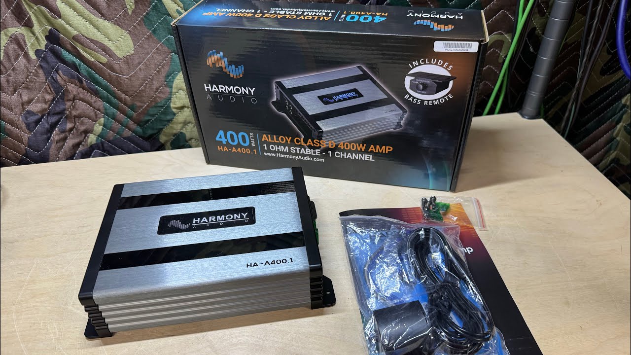 Обзор Harmony Audio HA-A400.1 и динамометрический усилитель
