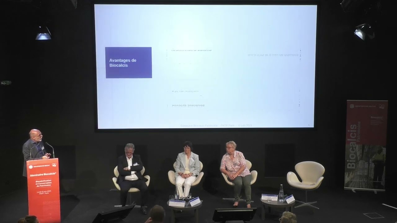 Séminaire Biocalcis Patrimoine - Les problématiques et enjeux de la profession
