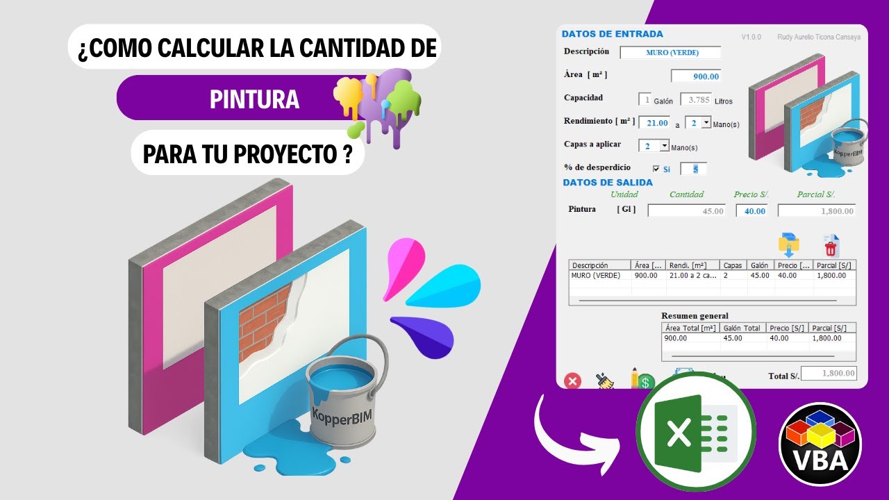 Cómo Calcular la Cantidad de Pintura Exacta (Fácil y Rápido)
