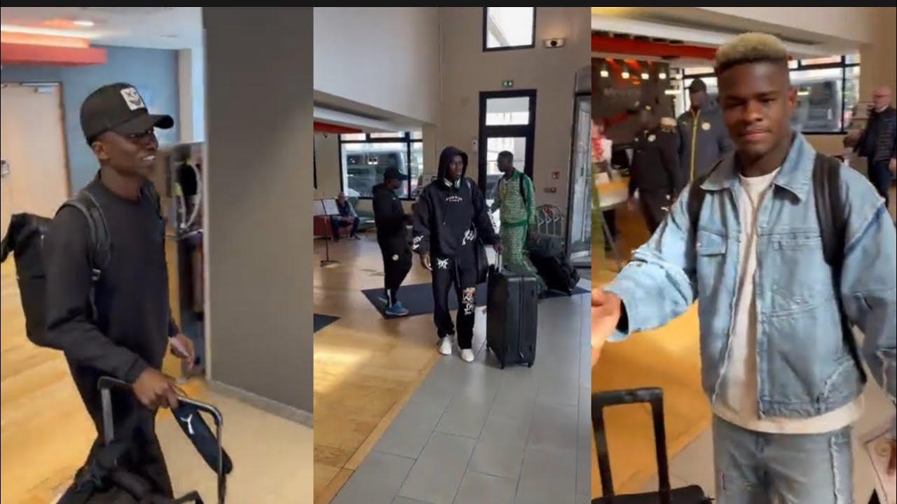 Arrivée de quelques Lions 🦁 avec Mikayil Faye Lamine Camara en France