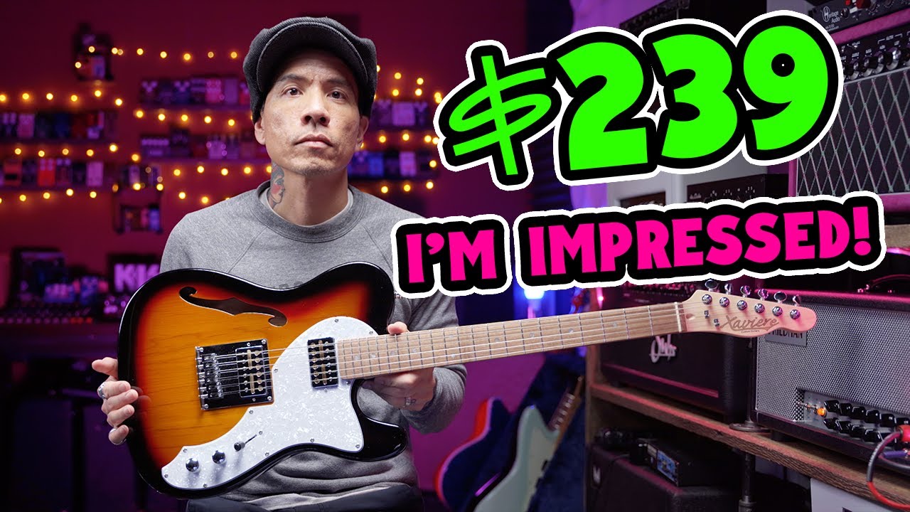 The Budget Guitar That Surprised Me | Xaviere PRO845 Thinline Tele