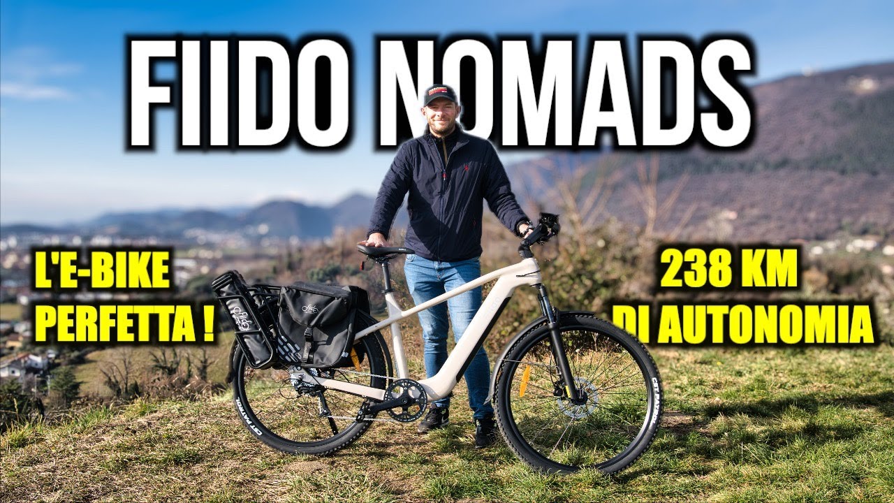 Le E-Bike da Turismo NON sono mai state cosi evolute ! FIIDO NOMADS