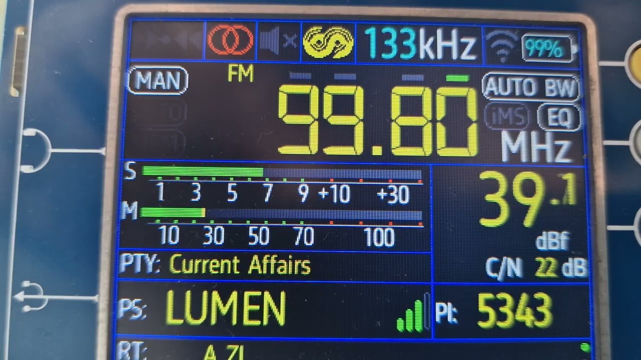 FM Bandscan - Tatranská Lomnica, TEF6686, pol.H