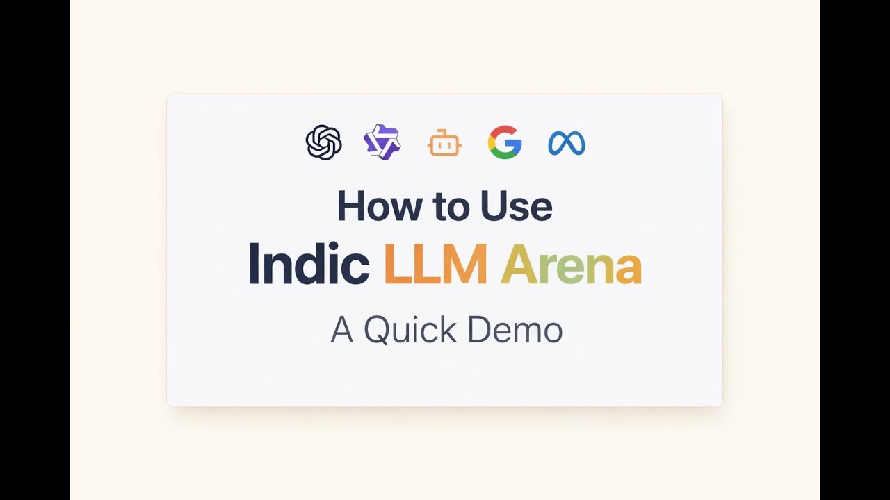 AI4Bharat LLM Arena Demo