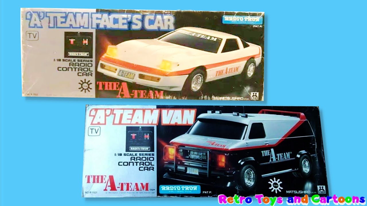 The A-Team Remote Control Vehicles Matsushiro Toys Commercial Retro Toys and Cartoons