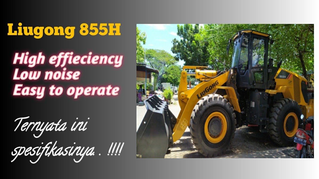 Review unit wheel loader Liugong type CLG855H #liugong #loader #855H