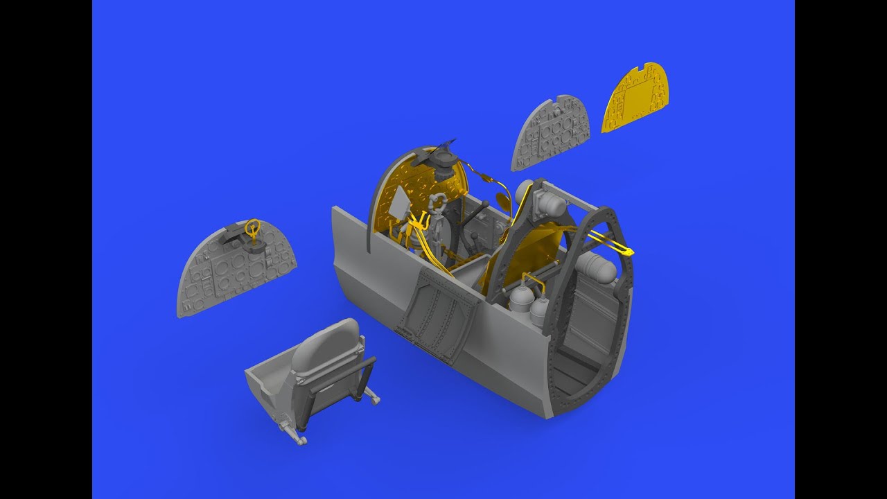 Spitfire Mk.I Cockpit : Aftermarket Review : Eduard Brassin : 1/48 Scale