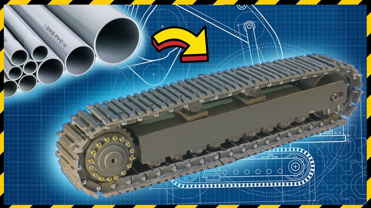 Constructing a PVC Chain for a DIY Excavator Model