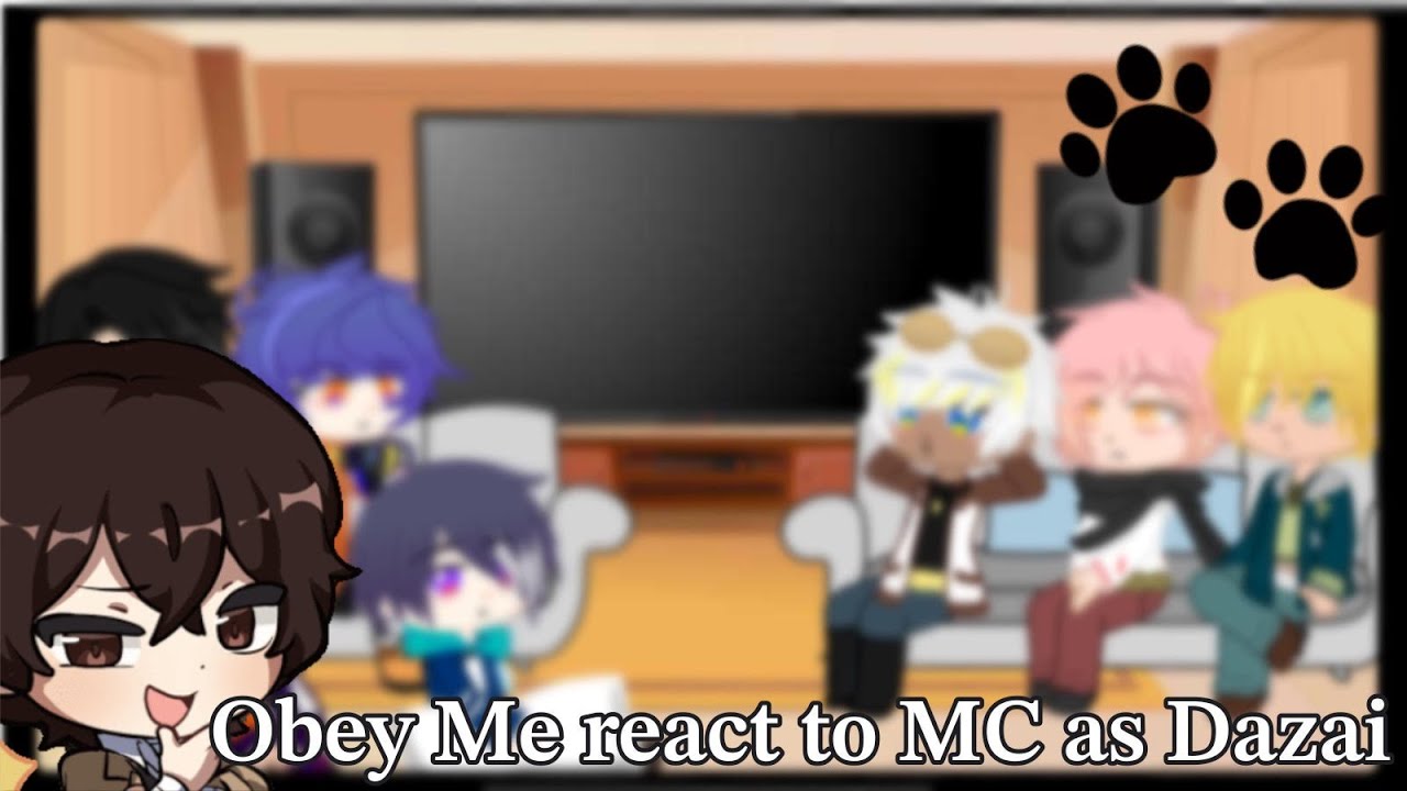 Obey Me react to M!MC as Dazai Osamu (discontinued)